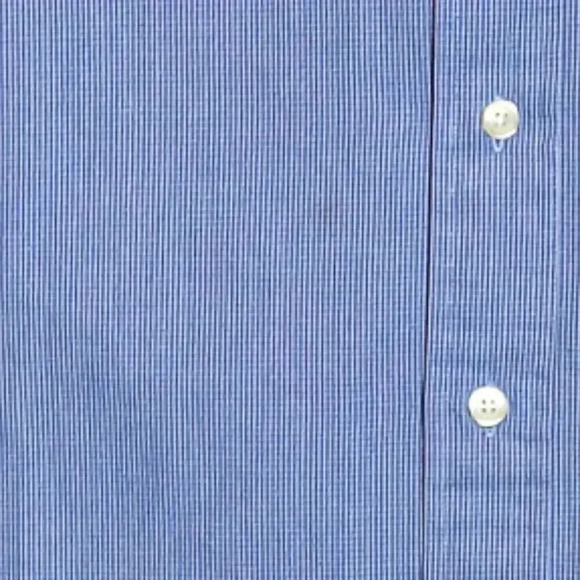 Tommy Hilfiger Blue Gingham Long Sleeve Collared Dress Shirt Size 16 / 32-33 Top - Picture 5 of 6